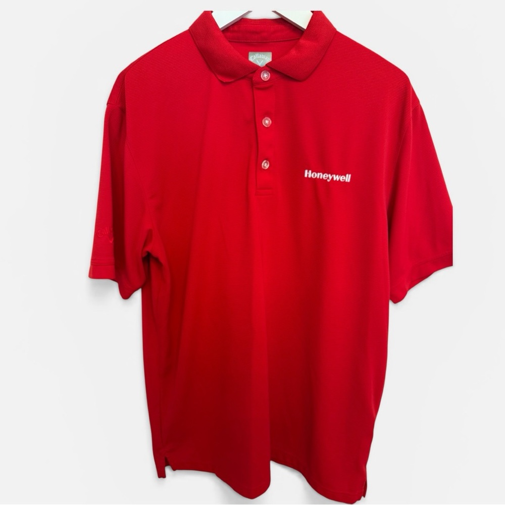 Callaway Men’s Opti-Dri Golf Short Sleeve Polo Red LG